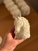 شمع اسب گلدار